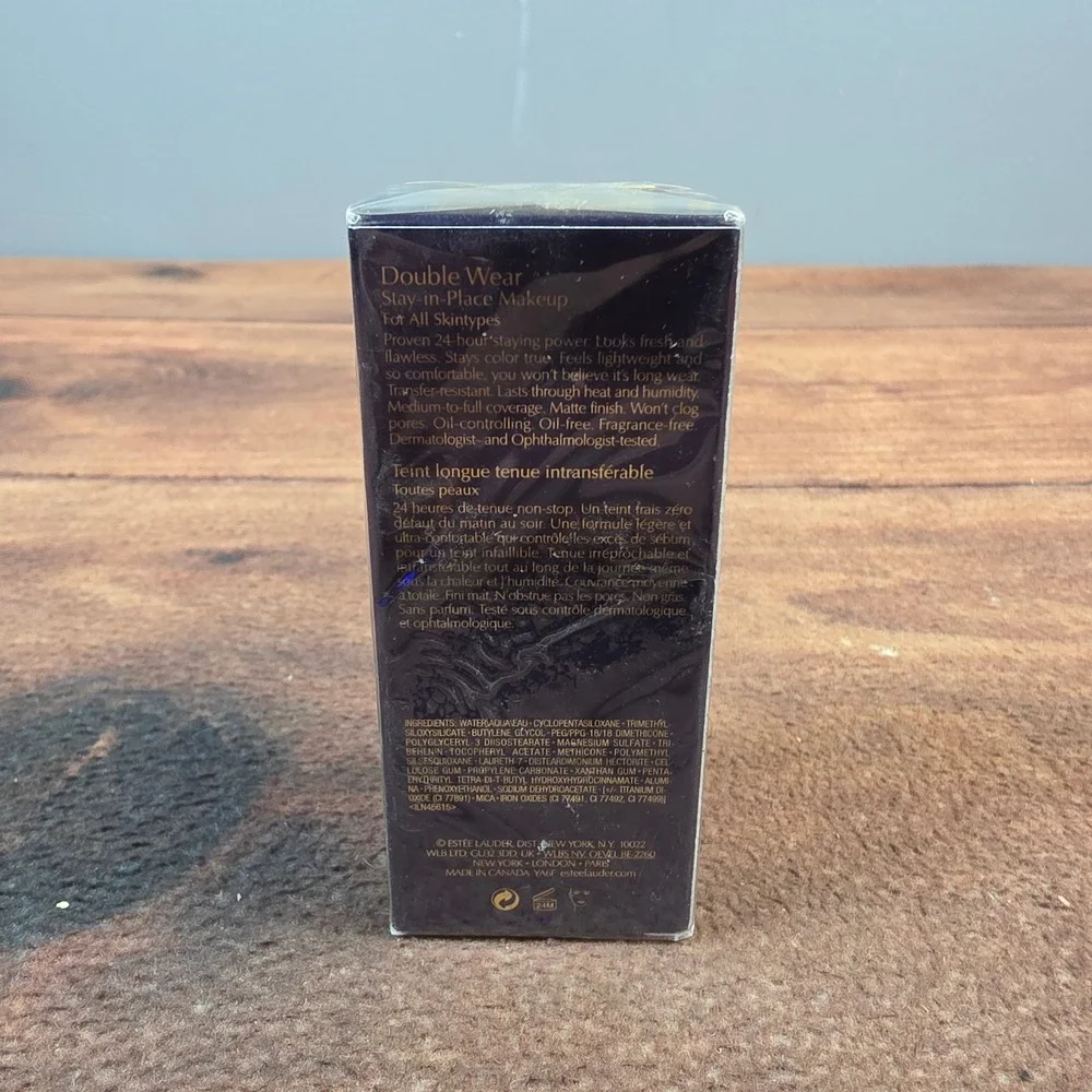 Estee Lauder Double Wear Foundation Womens 1oz 5C1 Rich Chestnut Matte Finish
